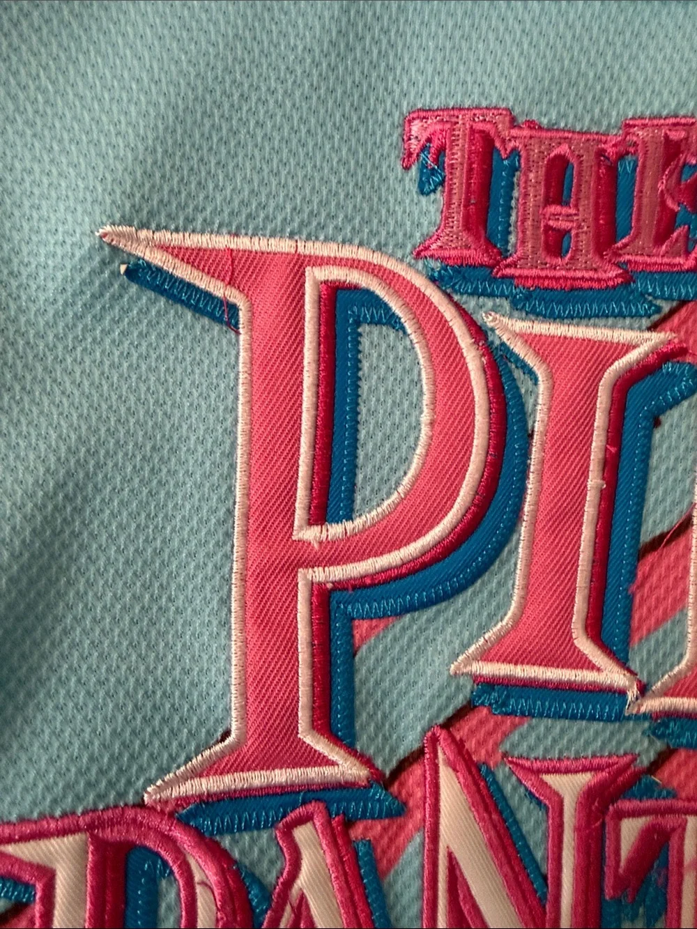 Pink Panther Jersey in Light Blue & White by Headgear Classics